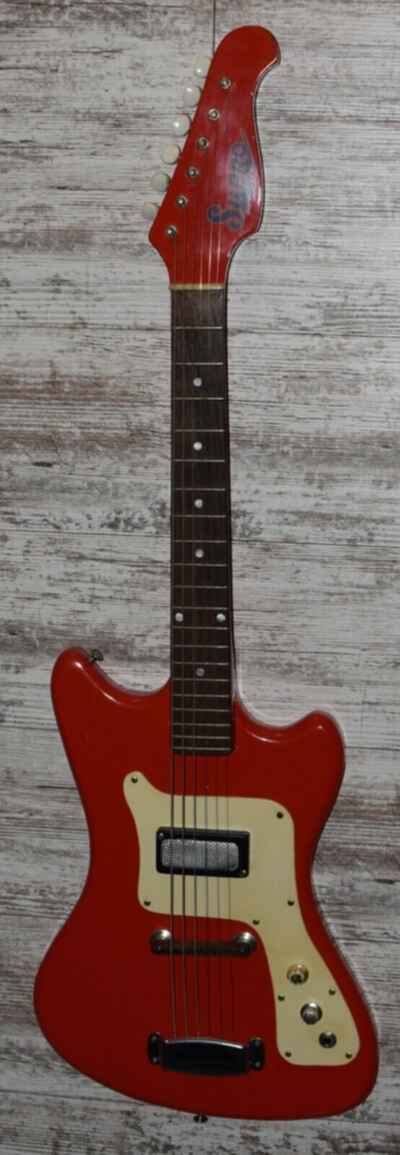 Vintage Valco Supro Colt Electric Guitar 1966 USA Short Scale Super Clean