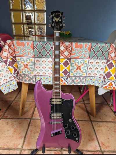 DeArmond Jetstar by Guild Electric Guitar Purple