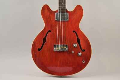 1968 Vintage Gibson EB-2 Bass Cherry Red Bass OHSC EB2 USA 1960