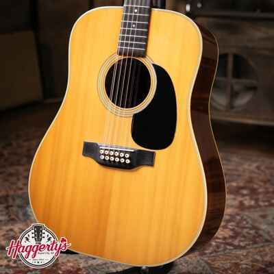 Martin 1972 D12-28 12-String Acoustic Guitar - Natural with Hardshell Case