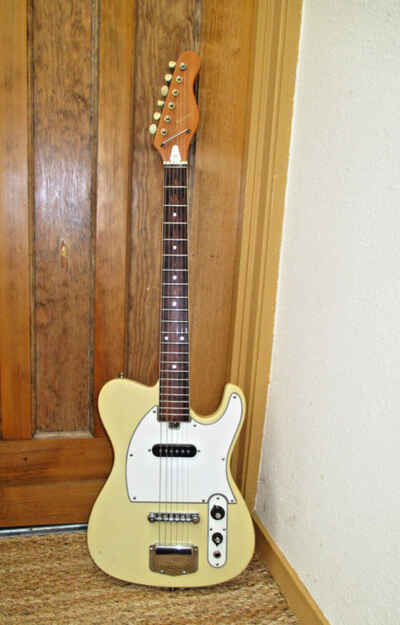 Vintage 60s Jedson Zenta Miami Tele style MIJ Electric Guitar