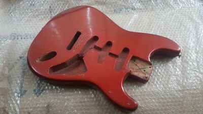 1969 FENDER STRATOCASTER BODY USA - CANDY APPLE RED