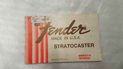 1979 FENDER STRATOCASTER GUITAR HANG TAG