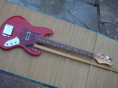 VINTAGE 1960S TEISCO TOP TWENTY ELECTRIC BASS GUITAR MADE IN JAPAN SHORT SCALE