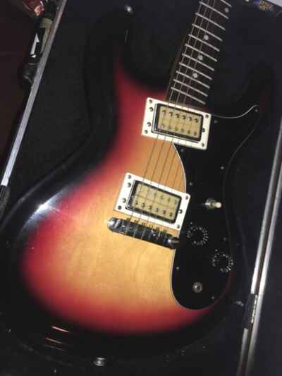 Univox Hi Flier phase 4 guitar - late model    Cobain type