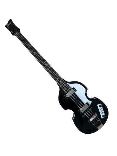 Höfner HIBBBK Ignition Violin Bass - Black and Hard Shell Case