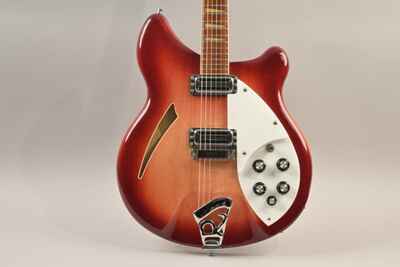 1987 Vintage Rickenbacker 360 FireGlo  ~ CLEAN ~  RICK USA 1980s +OHSC