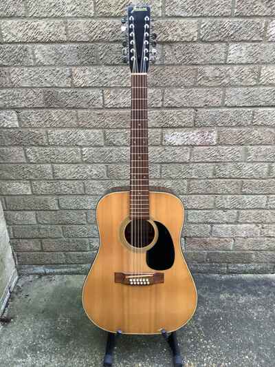 Jedson 12 String Acoustic Guitar By Dallas Arbiter London England 1970s Japan