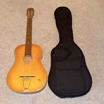 1950s Vintage Egmond Rofetti Serenader Classic Acoustic Guitar Working Used 50s