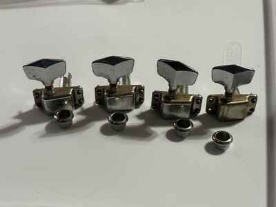 Vintage 1960??s Japan Teisco Apollo Electric Bass Guitar Tuning Machines Peg Knob