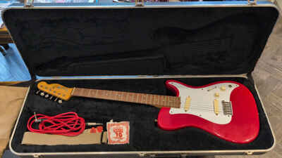 Fender Bullet One Standard USA 1981 Red Original Official Hard Case Electric