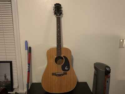 Epiphone FT-145 Acoustic Guitar Vintage - SOLD AS PARTS NOT WORKING