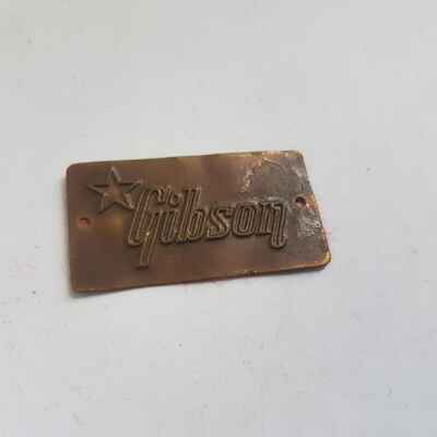 1958 GIBSON LES PAUL CALI GUITAR CASE BADGE  /  LOGO