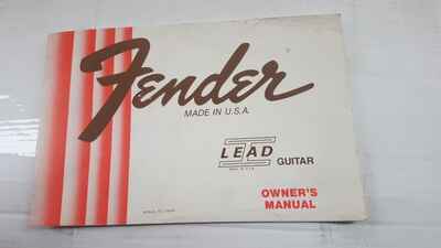 1980 FENDER LEAD 1 OWN