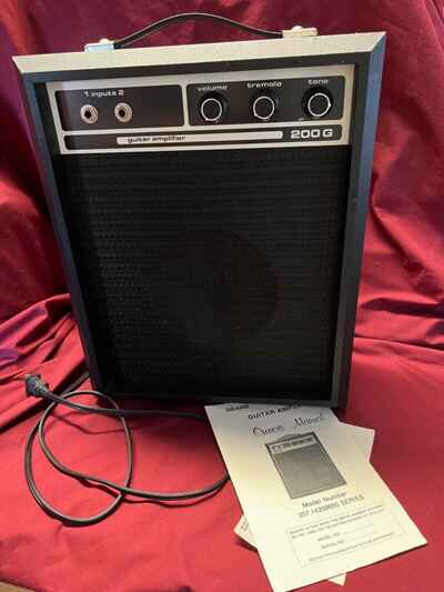 Vintage 1980s Sears 200G Guitar Amplifier - Works