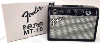 Vintage MT-10 Fender Mini Twin Battery Powered Amp 1W