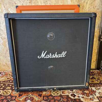 Vintage 1970s Marshall 2x12 Vertical McKenzie Model 2196 Guitar Speaker Cabinet