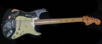 1974 Fender Stratocaster with JSA Signatures from Dickey Betts, Charlie Daniels,