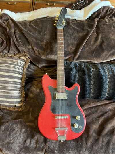 Hofner 1962 Colorama 161 Red Tolex Electric Guitar