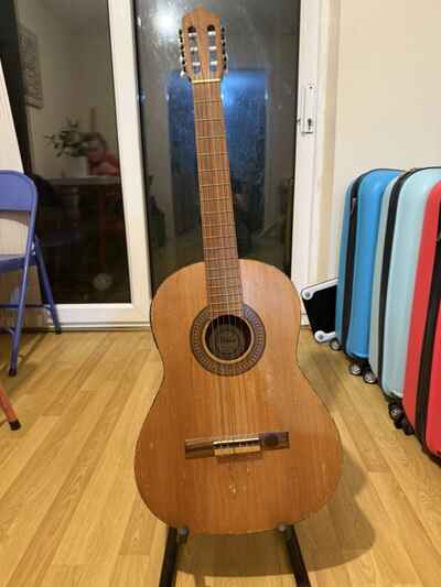 This Alpha A100 classical guitar is a vintage piece from the early 1980s.