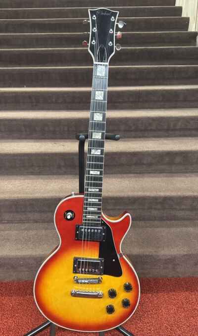 Vintage 1960 / 70s' Global LP Style Sunburst Electric Guitar