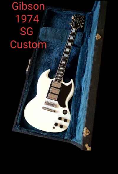 Gibson SG Custom 1974 - White Nitro