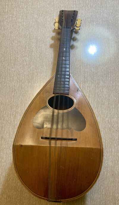 Antique George Washburn Bowlback Mandolin Musical String Instrument