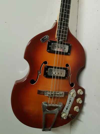 1969 VOX SPYDER  /  VIOLIN BASS - BUILT IN EFFECTS - DISTORTION - BOOSTER - TUNER