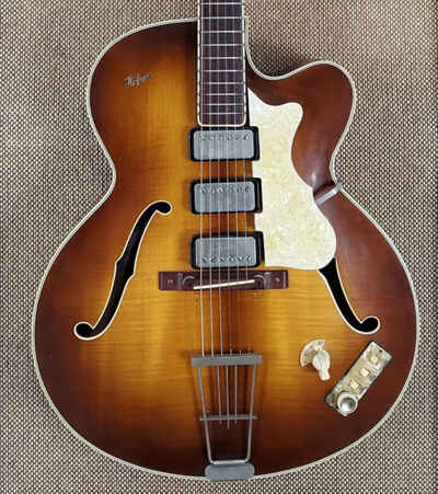 1961 Hofner Model 4550 / S / E3 - Classic Look - Comfortable Guitar