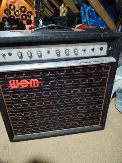 1970s Vintage Wem Amplifier mk1