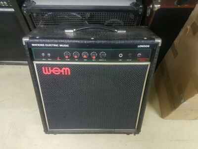 80s WEM DOMINATOR 25 MK II COMBO TUBE AMP - made in ENGLAND