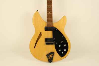 RARE 1986 Vintage Rickenbacker 330 Mapleglo Black Hardware 6-String RICK 1980s