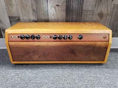 1970s Fender Bassman 70 Amp Head - Amazing Custom Wood Cabinet