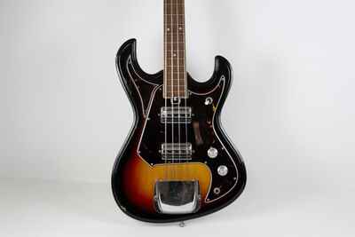 1960s Vintage Teisco Silvertone 1490 Sunburst Matsumoku MIJ "Mosrite / Bison"