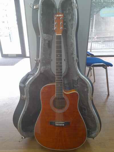 Levin Series 60ce, 6 String Semi-acoustic Guitar With Carry Case