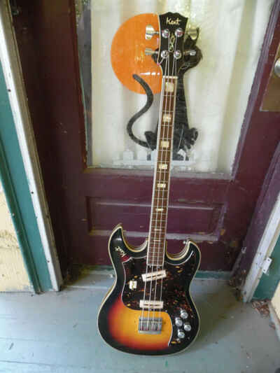 Vintage 1967 Kent 743 Bass Guitar