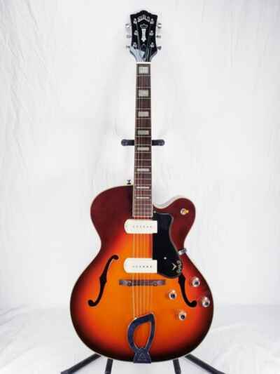 GUILD X-175 Manhattan Antique Sunburst Hollowbody Electric Guitar (PB1024725)