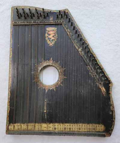 Vintage Mandolin Harp Pat 