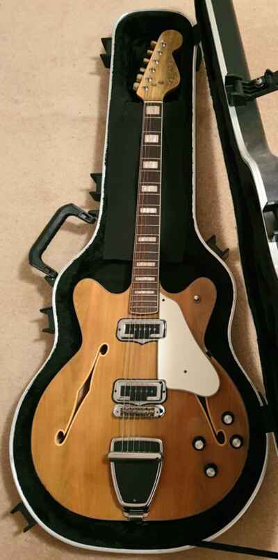 1967 Fender Coronado II. Rare Wildwood I Finish. All Original. AMAZING CONDITION