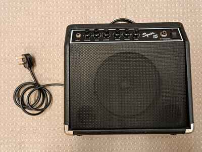 Fender Squier 15 ?? 15w Guitar Practice Amp 1 x 8?? speaker ?? Vintage 1987