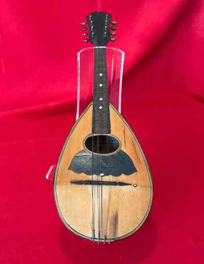 Antique Bowl Back Neopolitan Mandolin G. Mendozza 8 string