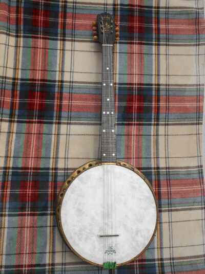 Rare 8 String LYNBROOK NU-ART No 2  Albert Houdlett & Sons  Tenor Banjo 1920