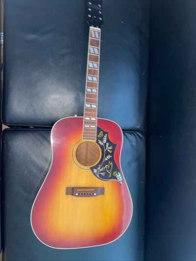 Vintage Hummingbird Acoustic Guitar Aria Japan Project