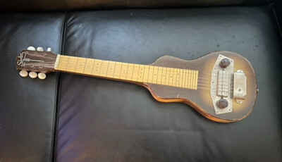 Vintage Lap Steel Guitar Silvertone