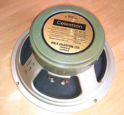 Vintage 1971 Celestion G12H Greenback - 16 Ohms - Works Well & Sounds Glorious!