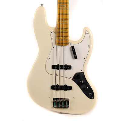 1973 Fender Jazz Bass Olympic White Refin