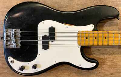 1975 Fender American Precision Bass Electric Bass Guitar with Active EMG Pickup