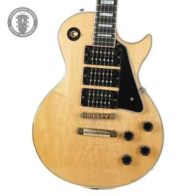 1976 Gibson Les Paul Custom Natural Triple Pickup