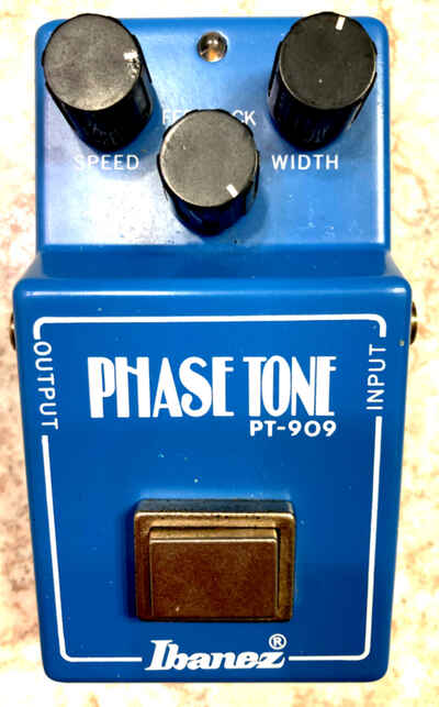 IBANEZ PT-909 PHASE TONE ORIGINAL VINTAGE 1981 ELECTRIC GUITAR EFFECT PEDAL NM+