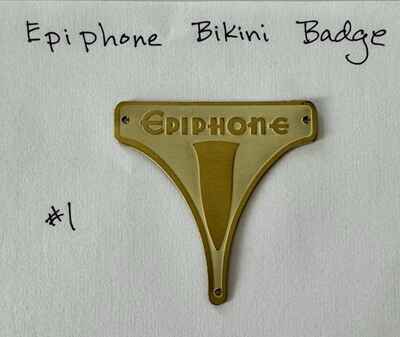 1950s Epiphone Bikini Badge Logo. Authentic Original, Vintage